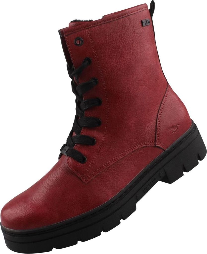 Mustang Damen TEX Stiefelette gefüttert Rot