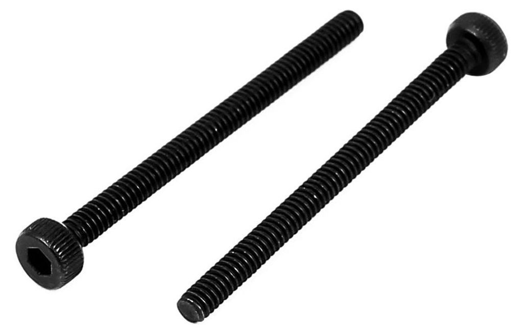 50 Stš¹ck M2x25mm Legierung Stahl Innensechskant R?ndelschraube Bolzen Zylinderkopfschrauben Schwarz