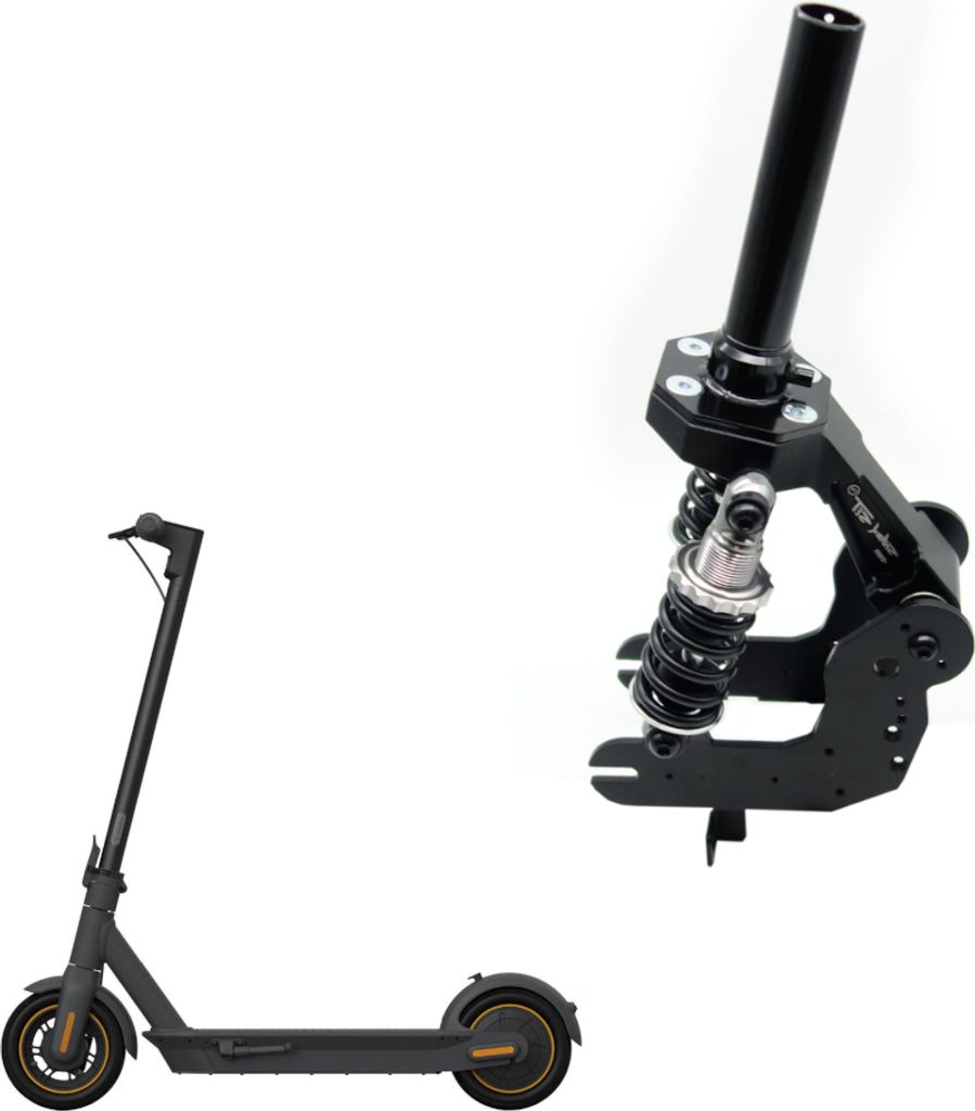 SHARKSET Frontfederung Stoßdämpfer für Ninebot Max G30 / Motus Scooty 10 / Frugal Power