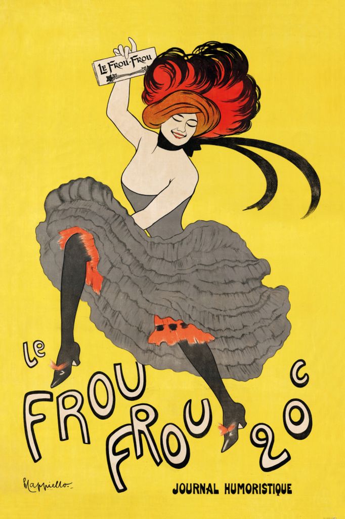 Leonetto Cappiello Kunstdruck Bild - Le Frou Frou, 1899 (180 x 120 cm)