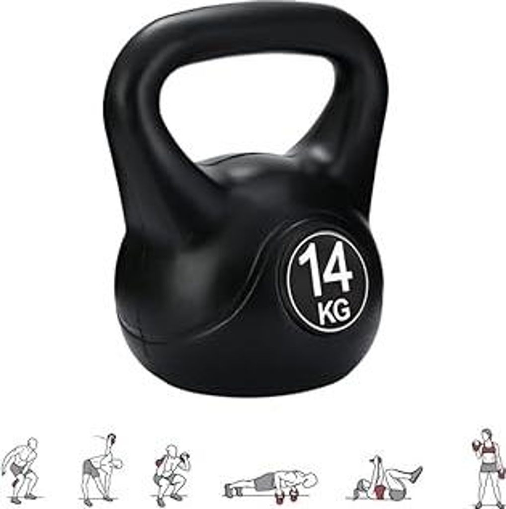 MAGIC SELECT Kettlebell-Gewicht mit Ergonomischem Griff, Kettlebell-Hantel für Muskeltraining zu Hause und im Fitnessstudio.
