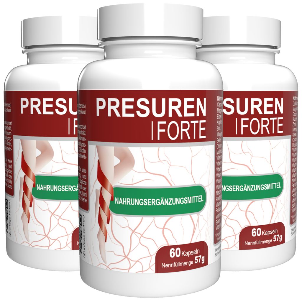 Presuren Forte - 180 Kapsułek, Opakowanie 3 Sztuki Zdjęcie produktu 