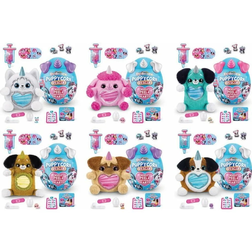 Apprendre à Soigner : Peluche Rainbocorns S1 Chien Malade et Blessé - 9