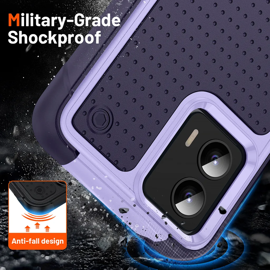 Custodia Anti-Shock per Motorola One Macro Cover protettiva