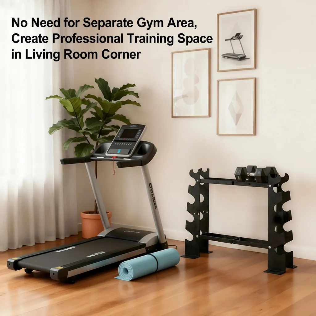 Support haltères anti-rayures rack de musculation stable pour sol protégé - 6
