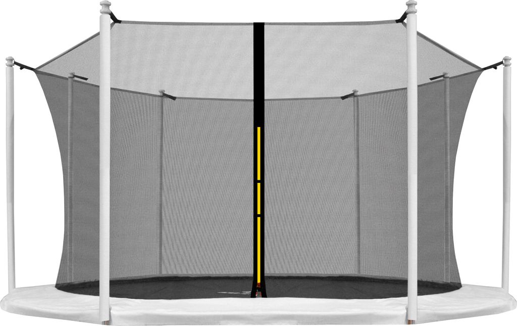 Aga Sicherheitsnetz für Trampolin mit Innennetz 335 cm 11 ft für 8 Stangen Schwarz