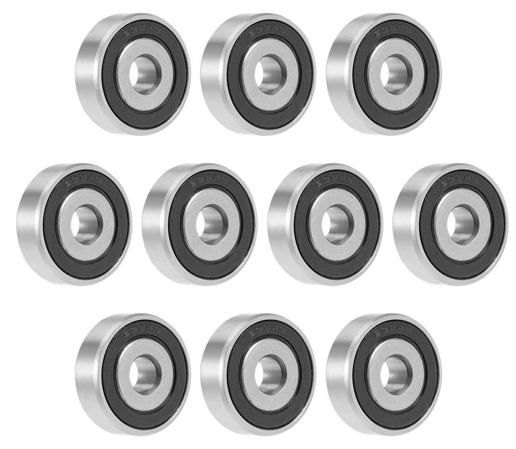 10 Stš¹ck 638-2RS Kugellager Rillenkugellager Bearing Rollenlager fš¹r Skateboard 3D Drucker Roller Inline Skates 8x28x9mm Doppelt Versiegelt C...