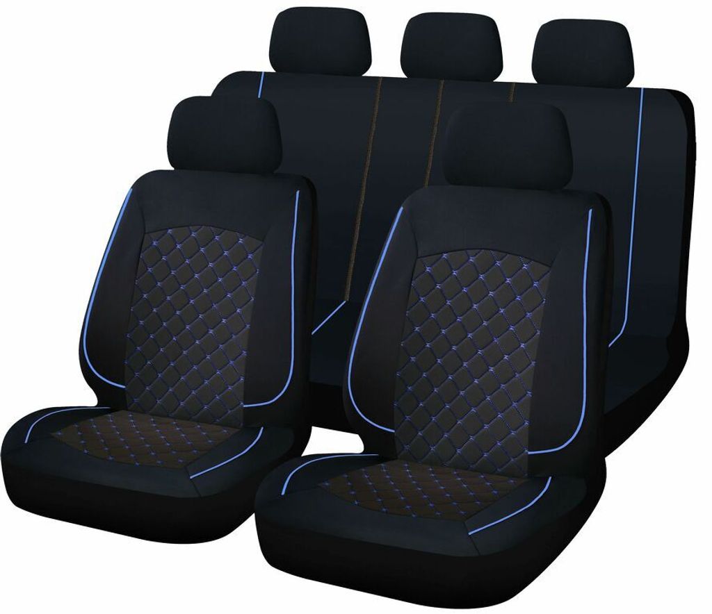 Autopoťahy SYDNEY univerzálne čierna/modrá Obrázok produktu 
