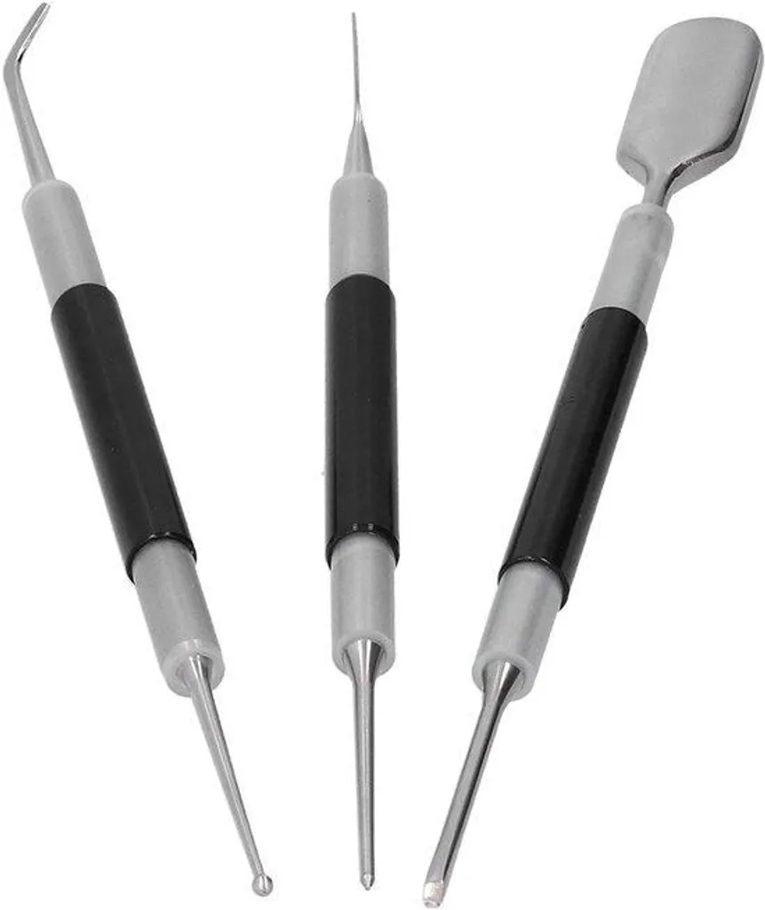 Aiguilles à Latte Art en Lot de 3 - Stylo Décoration Café Réutilisable