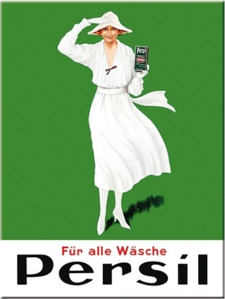 Nostalgic-Art - Magnet 6 x 8 cm - Persil - Weiße Dame Grün
