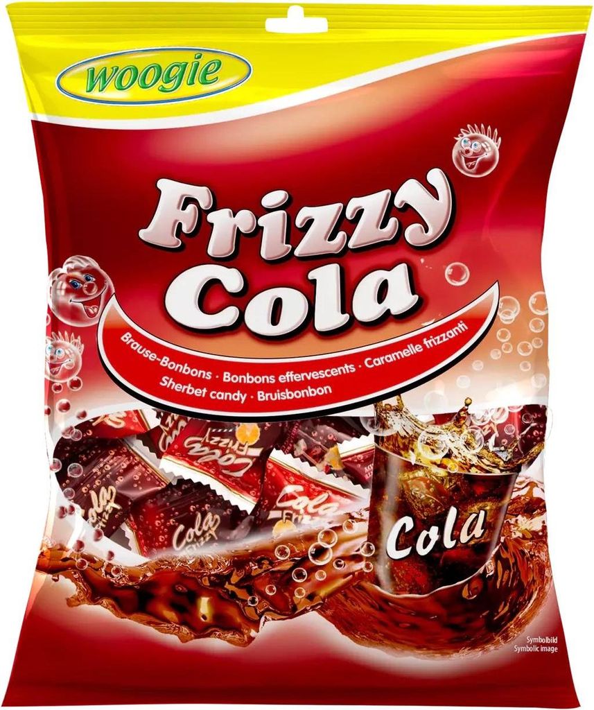 Woogie Bonbons Frizzy Cola 170 g Produktbild 