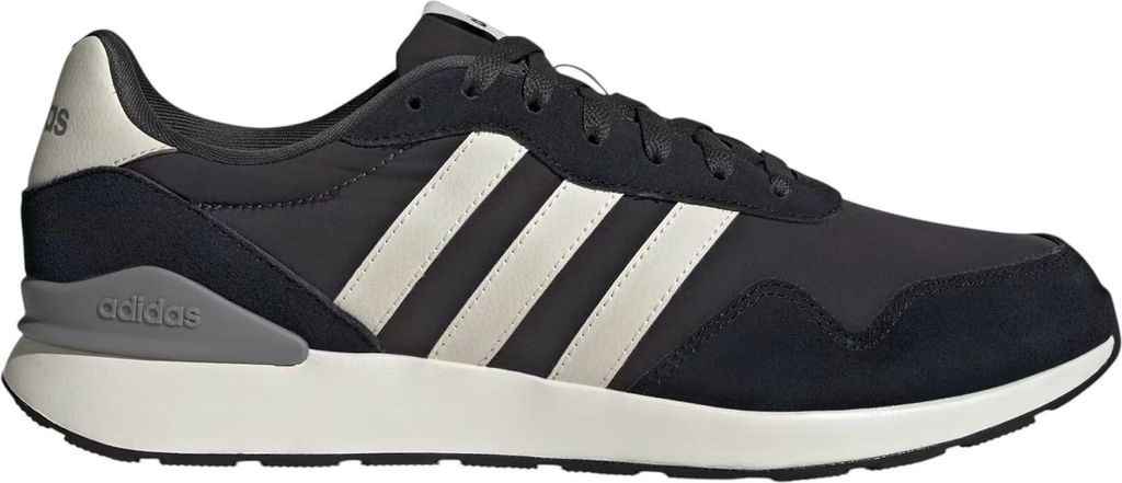 Adidas Run 60s 4.0 Classic Retro Sneaker Sportschuhe schwarz/weiss JS3333, Schuhgröße:44 EU