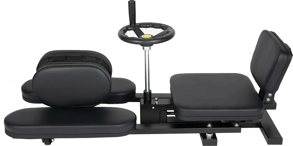 Machine à écartement des jambes réglable et confortable - Coloris Noir