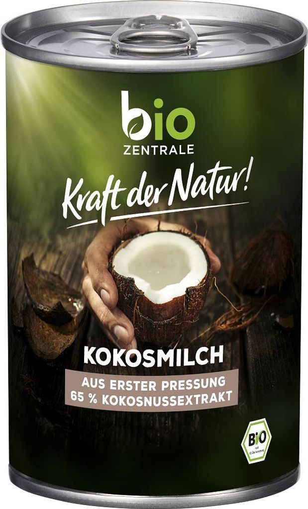 COCONUT MILK - NAPÓJ KOKOSOWY BEZ GUMY GUAR (17 % TŁUSZCZU) BEZGLUTENOWY BIO 400 ml - BIO ZENTRALE