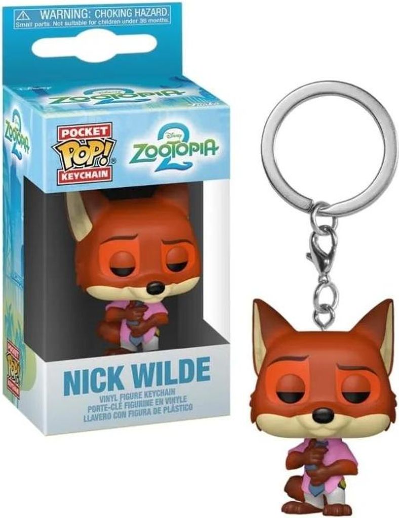 Zoomania 2 Pocket POP! vinylová kľúčenka 4 cm Nick Wilde Obrázok produktu 