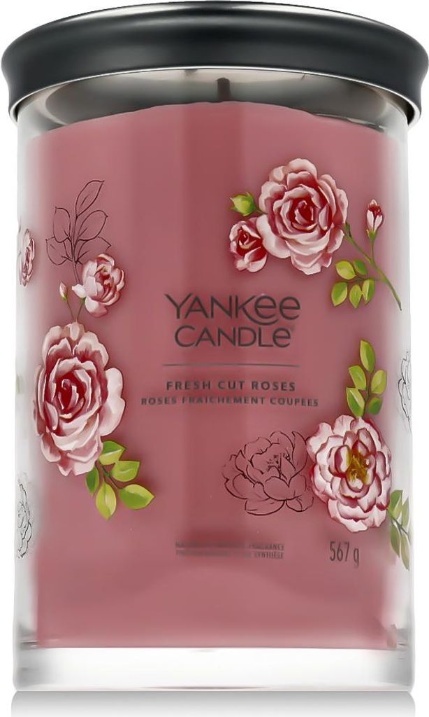 Yankee Candle Fresh Cut Roses, Zylinder, Pink, Blumig, 100 Produktbild 