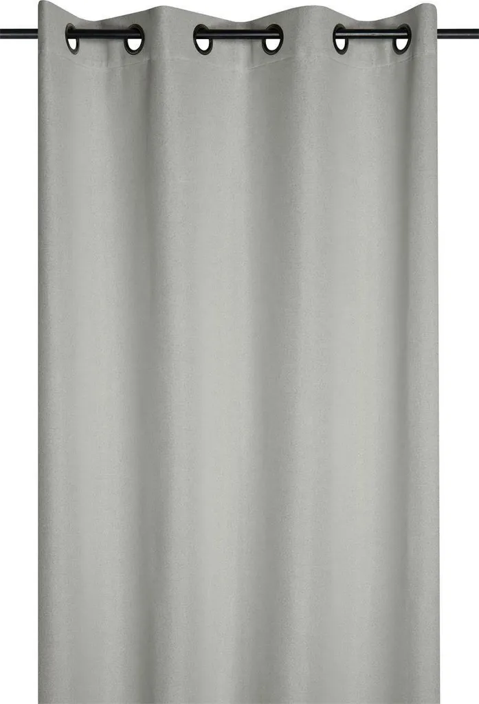 STOF | Tenda - 140x260 cm - Grigio chiaro - 100% oscurante - Design elegante - Di facile manutenzione - 1