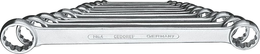 GEDORE 4-120 Doppelringschlüssel-Satz 12-teilig 6-32 mm, 6062190
