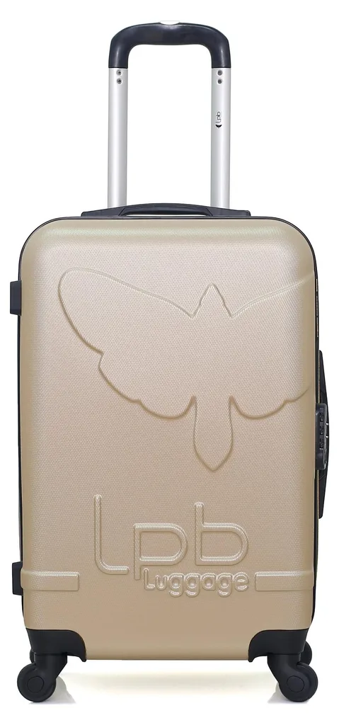 LPB LUGGAGE Valise Weekend NORINE-A 60 cm 4 Roues - Bagage Rigide Silver