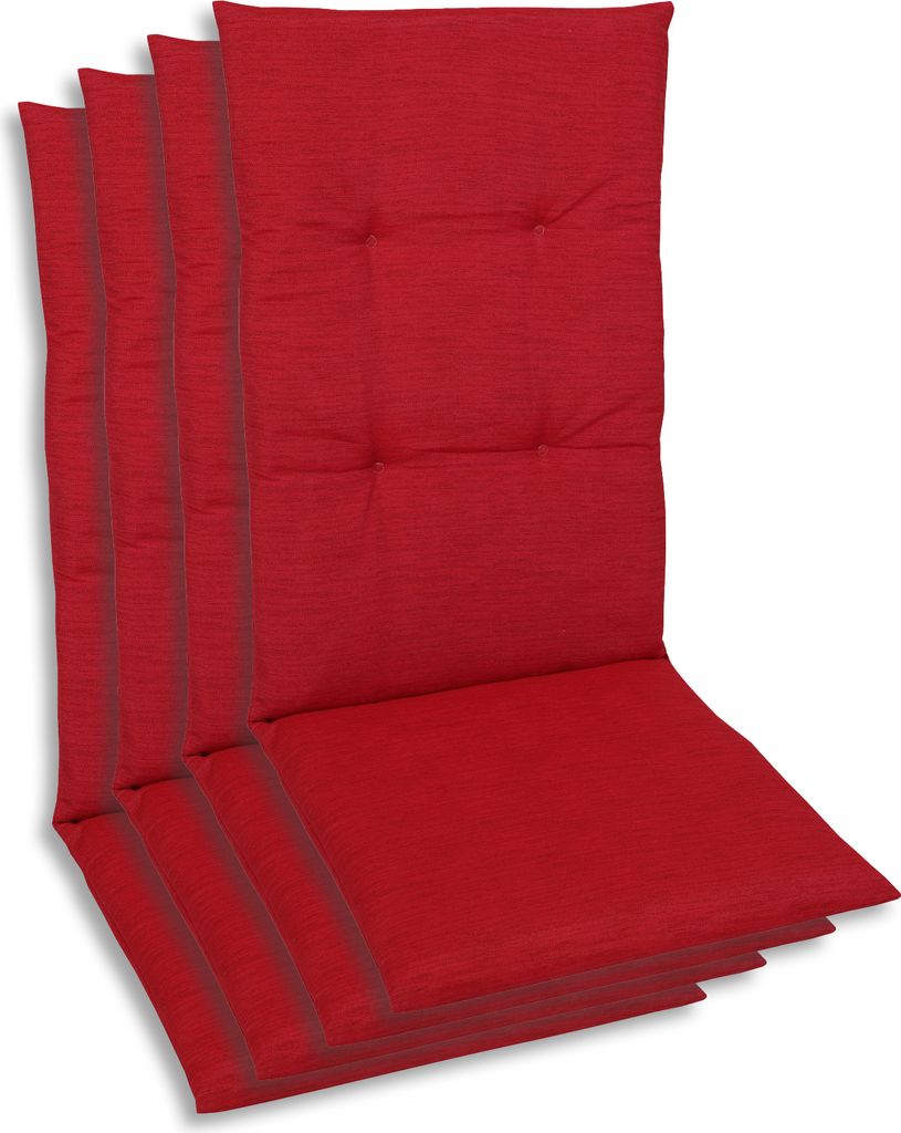 GO-DE Textil, Sesselauflage Hochlehner, 4er Set, Farbe: Produktbild 