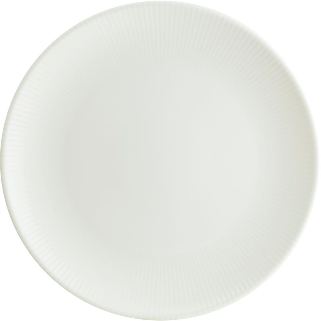 Bonna Iris Teller flach 30 cm weiß