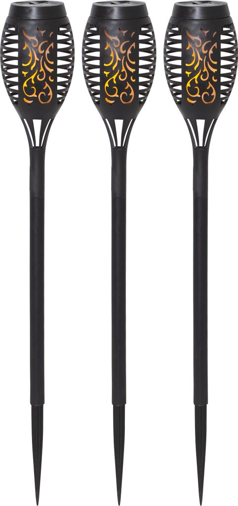 Star Trading 481-03 LED-Solar-Fackel "Flame Mini", 3er Set Produktbild 