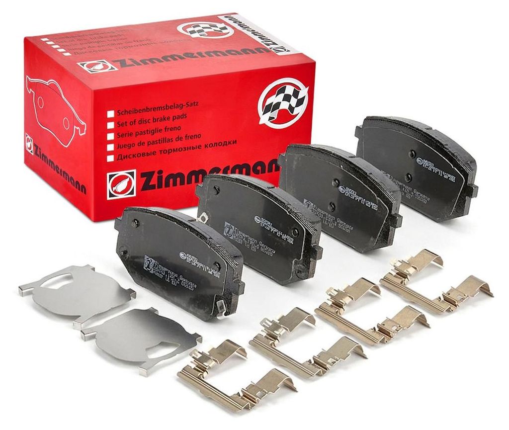 ZIMMERMANN 26731.195.2 Bremsbeläge Satz Vorne Bremsklötze für HYUNDAI Tucson (NX4, NX4E) für KIA Sportage V (NQ5)