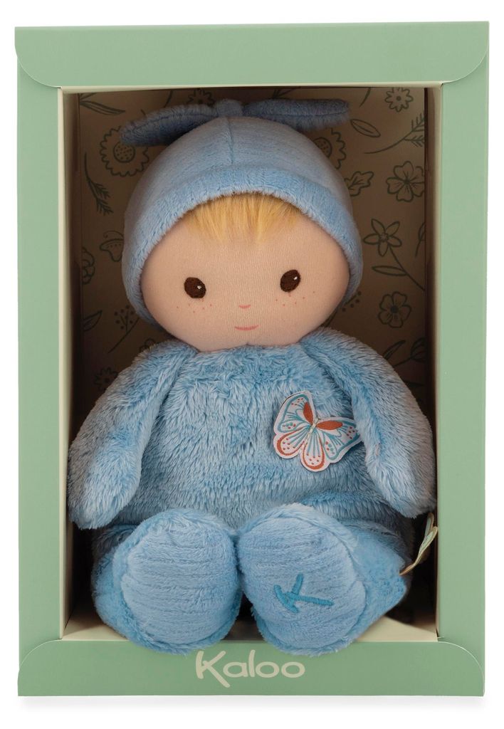 Kaloo Puppe - Tendre Babe Linen - weiche Stoffpuppe für Babys 24 cm