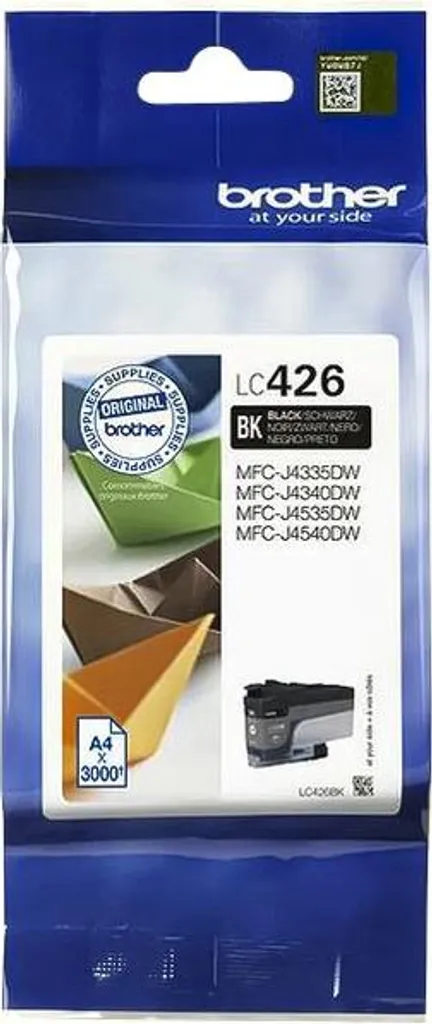 Brother LC-426BK Pack de 5 Cartouches d'Encre Noire Originale Haute Qualité