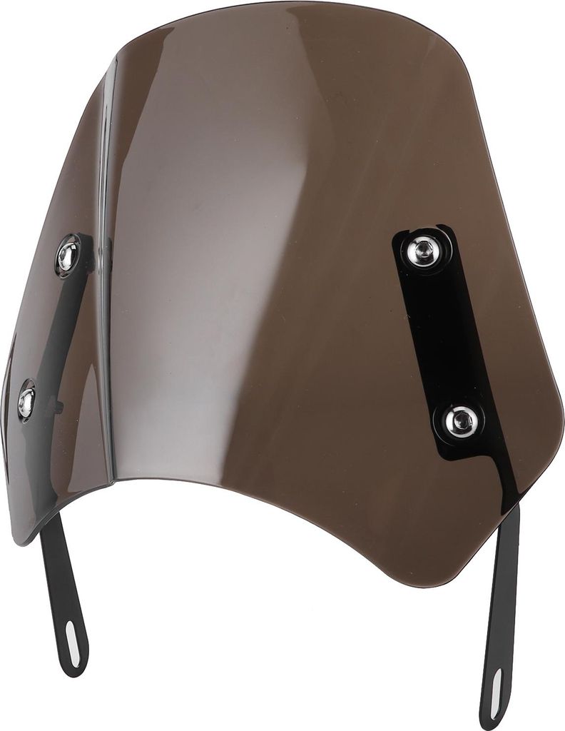 Universal Motorrad Windschutzscheibe Windabweiser Bildschirm W/Montage Halterung für 5?7inTawny