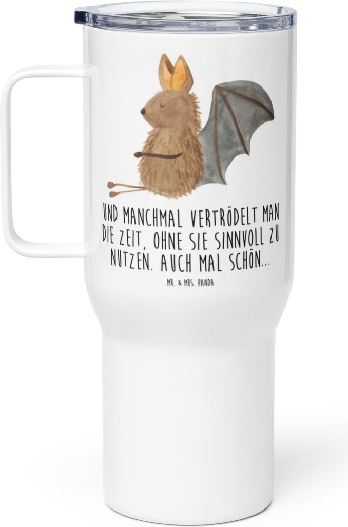 Mr. & Mrs. Panda thermosbecher Fledermaus Sitzen - Weiß - Produktbild 