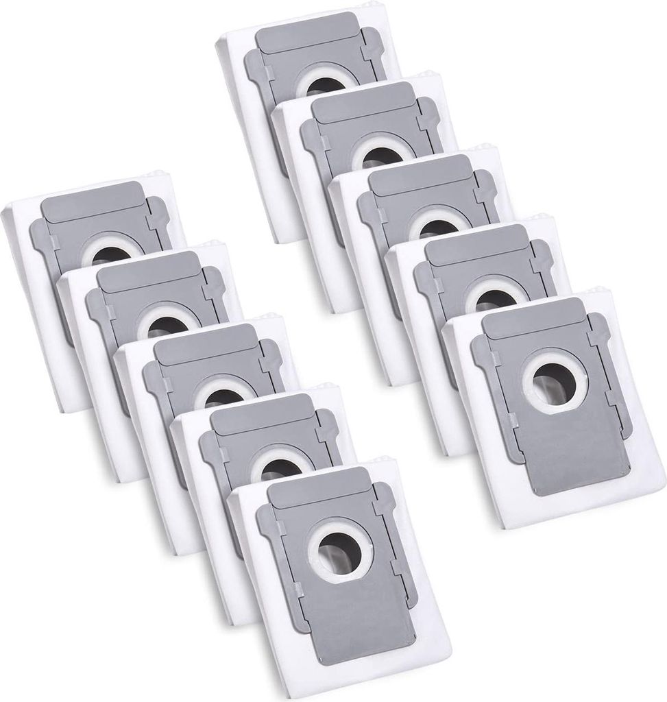 10 Staubsaugerbeutel für iRobot Roomba i7 + j7+ E5 E6 Clean Base, Ersatzteile kompatibel mit iRobot Roomba alle automatischen Absaugstation Modell...