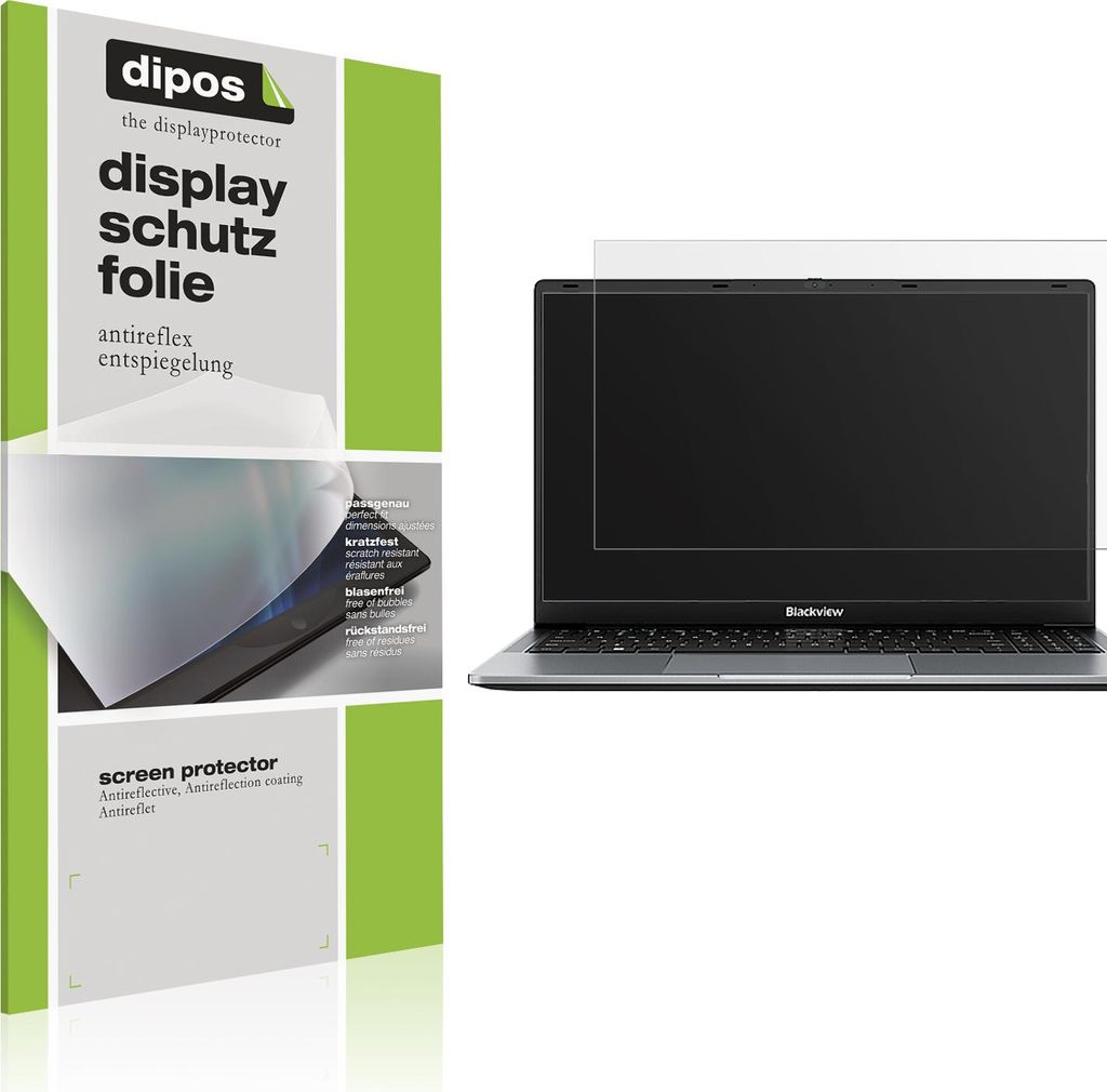 2x Schutzfolie für Blackview Acebook 6 15.6 Zoll matt Displayschutzfolie Folie Display Schutz dipos