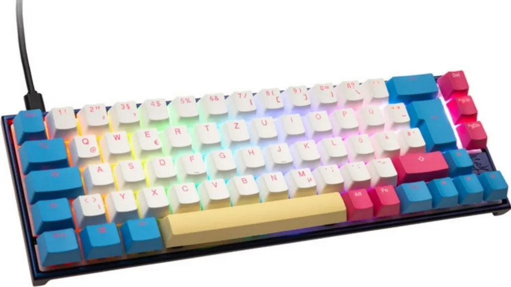 Ducky Mecha SF Dawn Clavier Châssis Aluminium RGB LED Switches Cherry MX Red