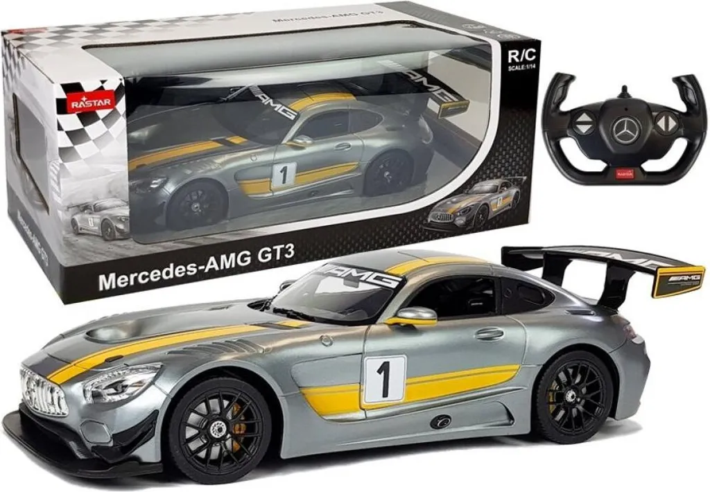 Mercedes AMG GT3 Rastar RC 1:14 Grise : Bolide Stable et Facile à Guider