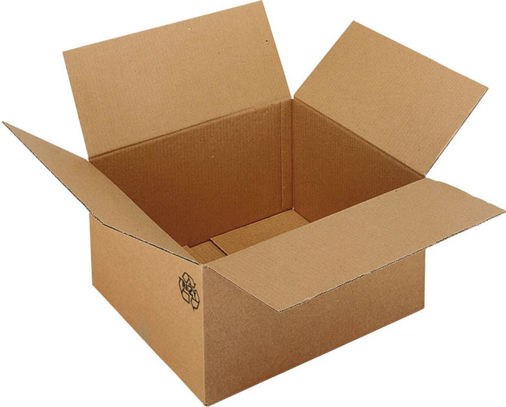 Nestler Wellpapp-Faltkartons 1-wellig braun 32,0 x 29,0 x 26,7 cm Außenmaß, 20 St.