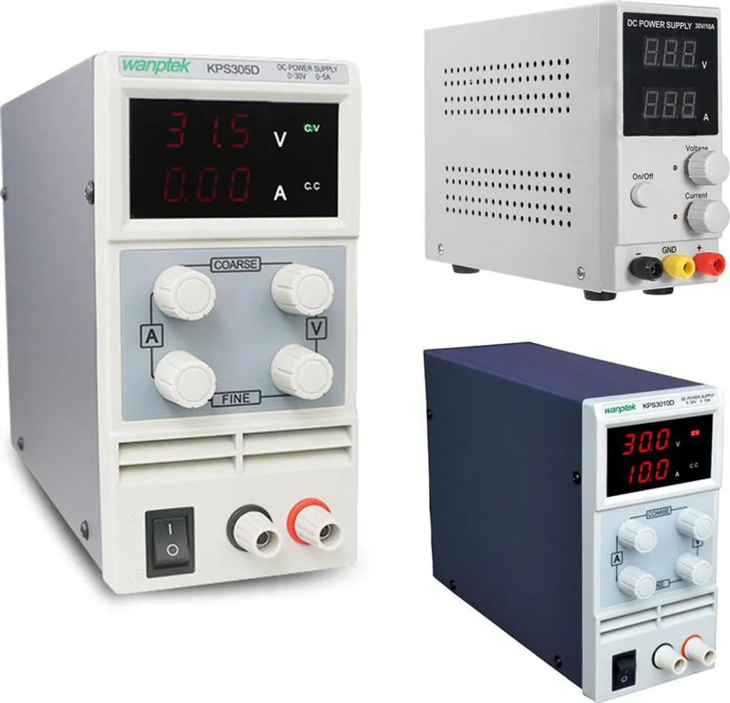 Alimentation à courant continu régulée 30V 10A pour banc de test de labo - 7
