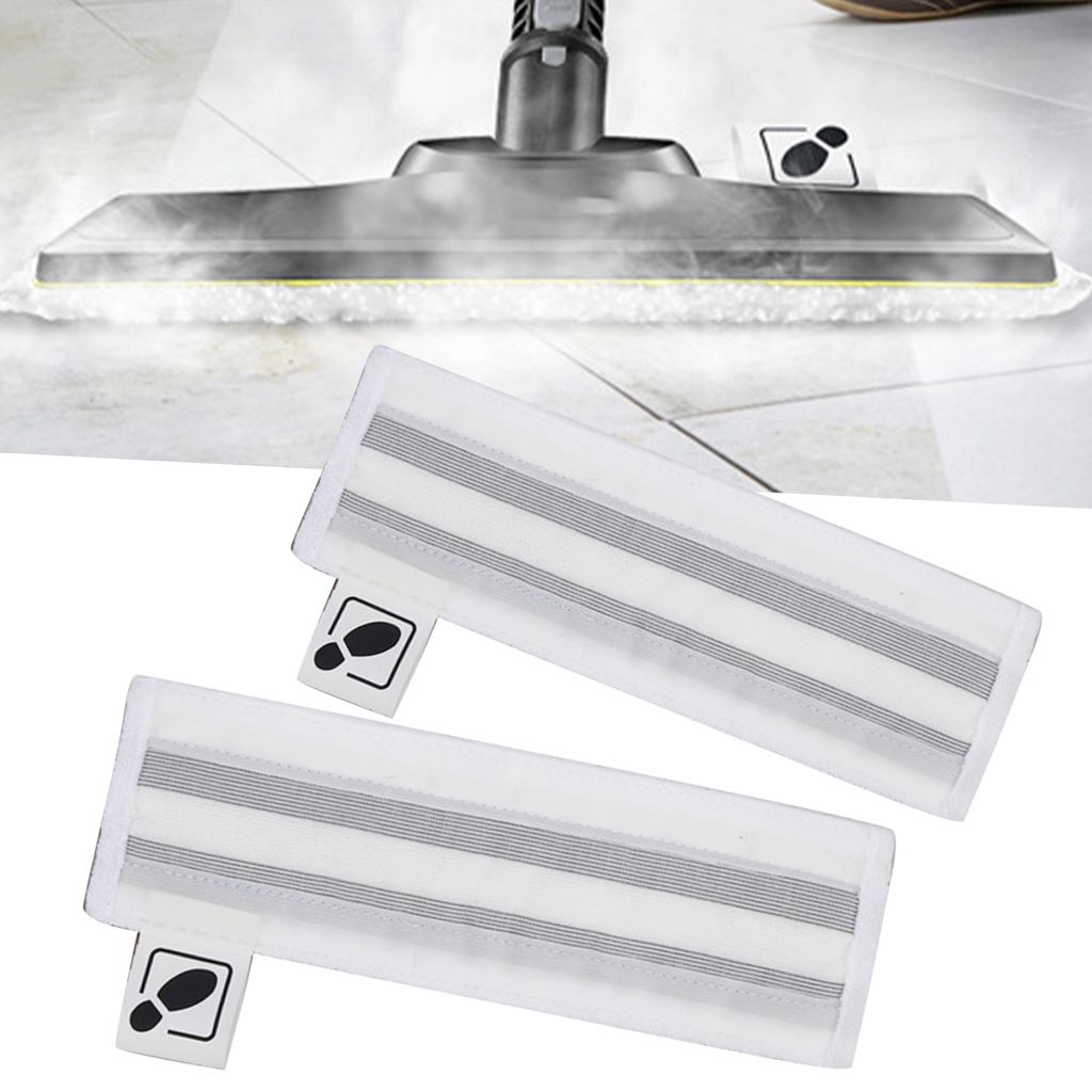 2-teilige austauschbare Bodenwischer zum Entfernen hartnäckiger Flecken mit Filament-Heimdampf-Tuchpads für Karcher Easyfix SC3 SC4 SC5