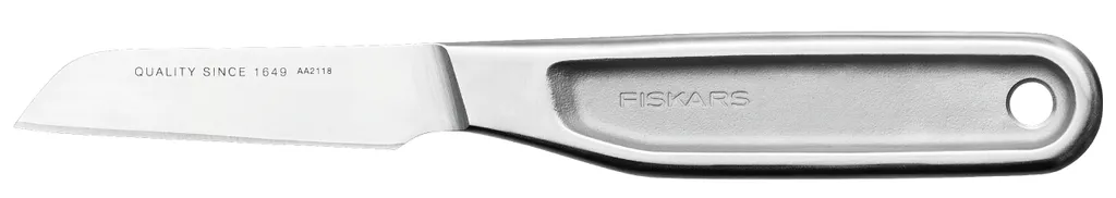 Couteau d'office Fiskars All Steel 7 cm - Petit Couteau de Cuisine Inox