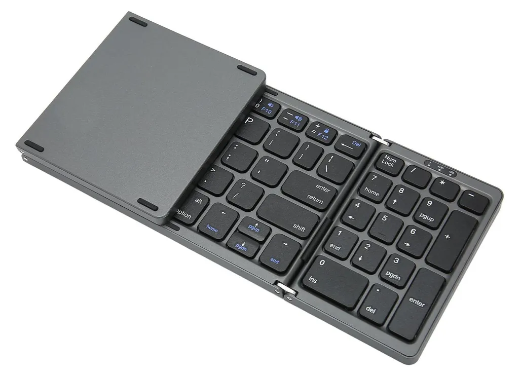Clavier Bluetooth de poche pliable pour travailler sur PC et tablette