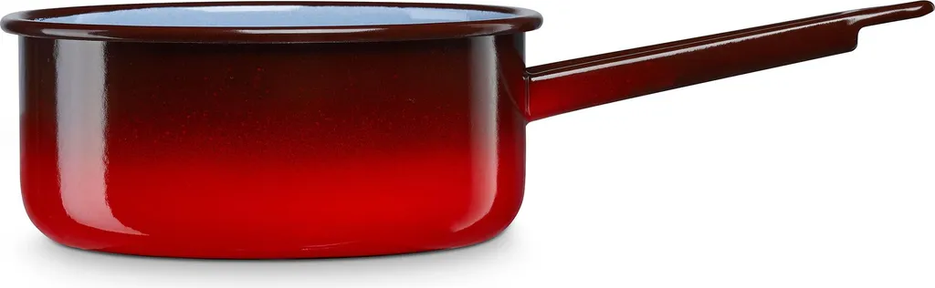 Pentola Vintage Briebe Ignea Acciaio Smaltato Rosso 20cm Induzione