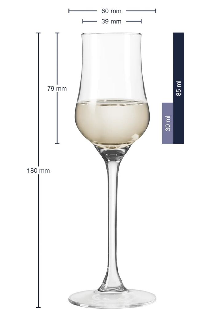 LEONARDO Ciao+, Grappa-Glas, Glas, Transparent Produktbild 6