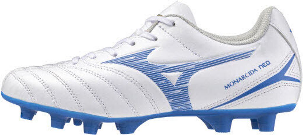 Mizuno Corporation Monarcida Neo III Select Kinder Fussballschuhe weiß/blau 38
