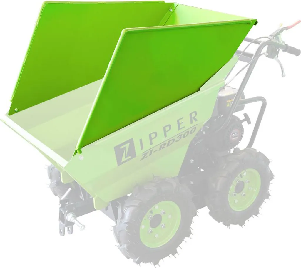 Benne supérieure renforcée pour mini dumper - Acier traité 3mm épaisseur