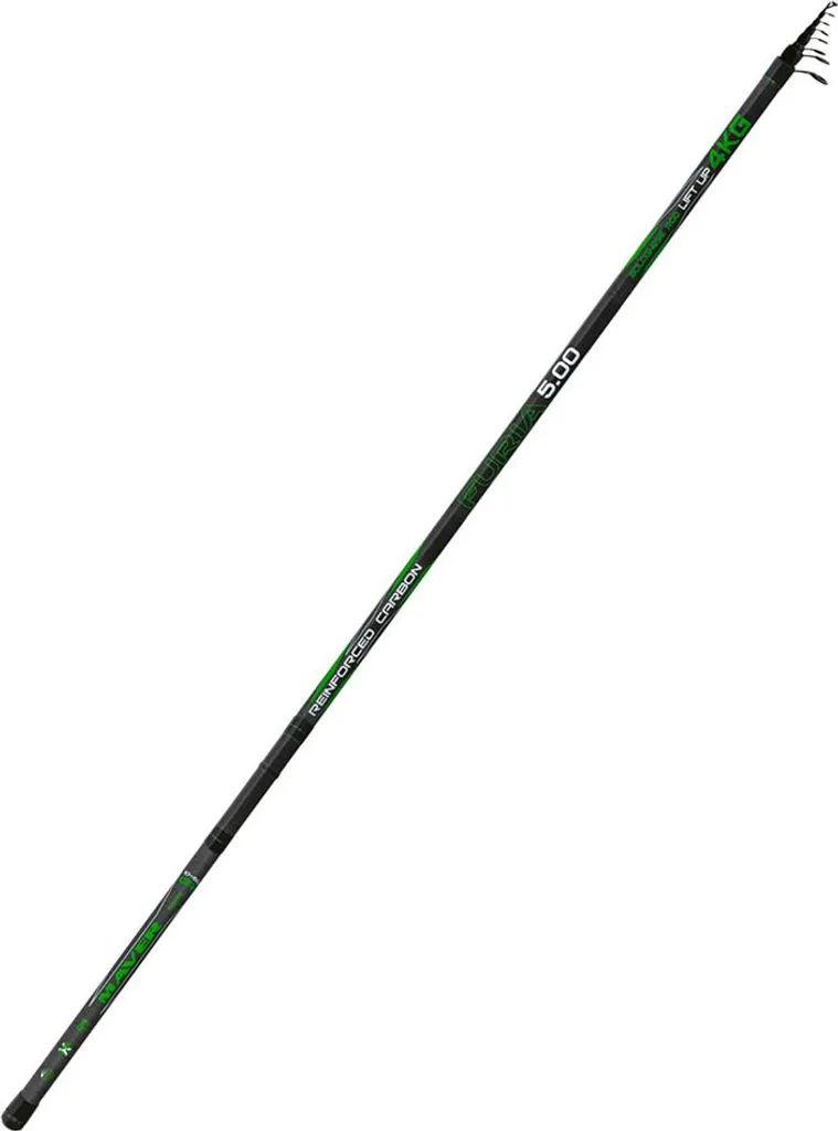 Canne Bolognaise Maver Furia Argent 5m pour la Pêche en Rivière et Lac