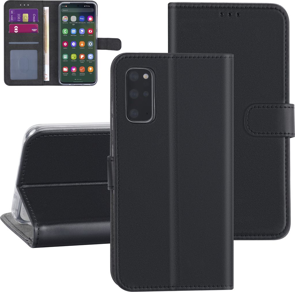 Samsung Galaxy S20 Plus Black Book type case - Card holder