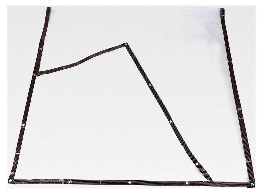 Brennholzabdeckung aus Polyester 2x4m mit PE-Kantenschutz, regendicht, Schutzhülle für Brennholz und Grillgut