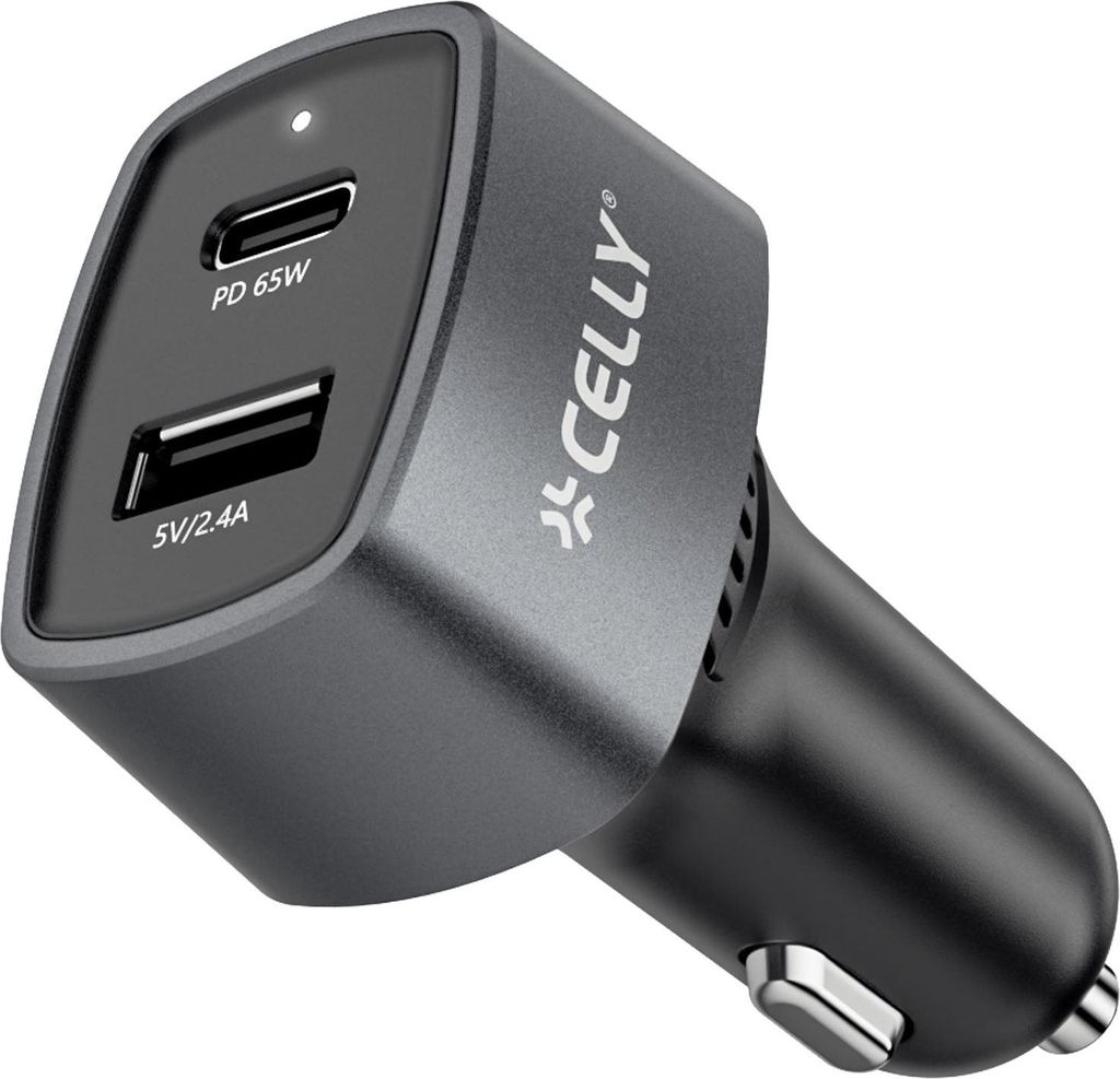 Autoladegerät 1xUSB-C PD 1xUSB-A 65W