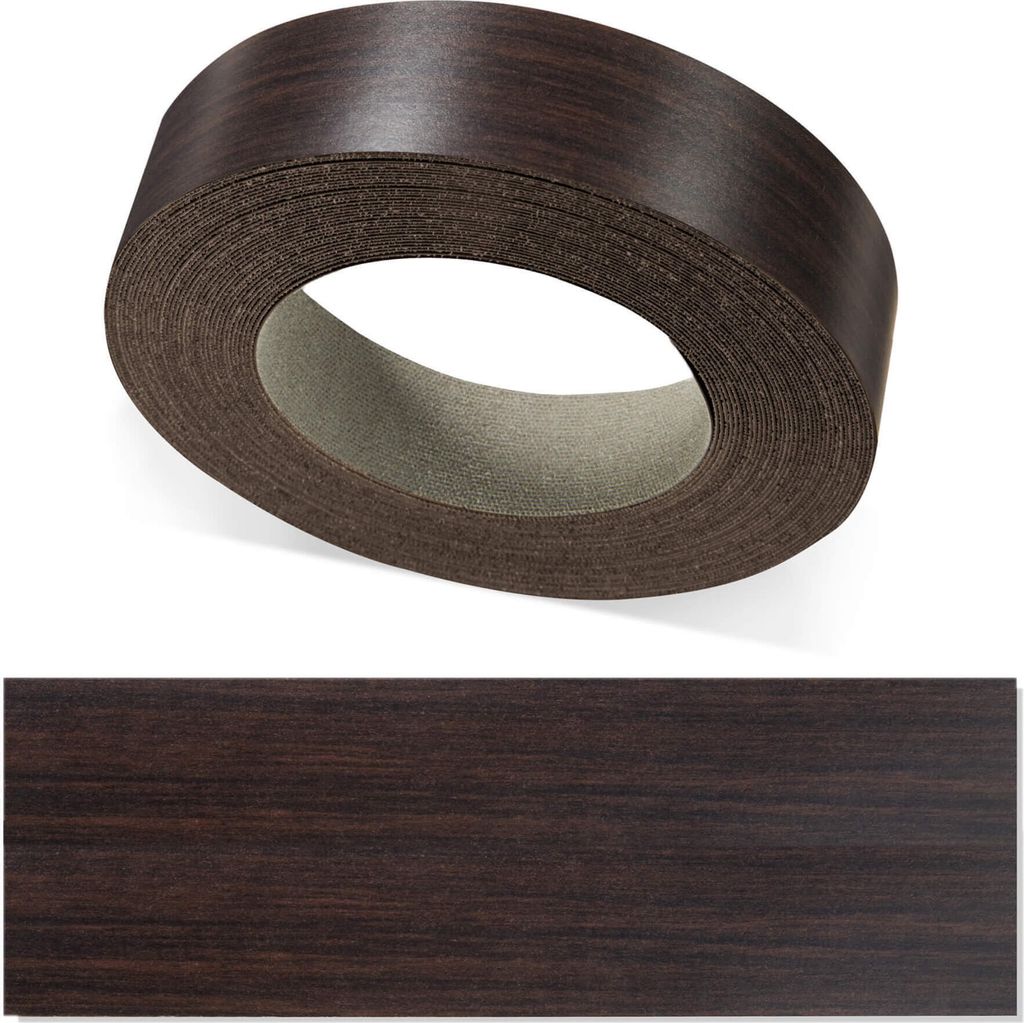 ben+camilla.com Kantenumleimer | Wenge 20 mm x 10 m | Sicherer, bequem, Profi Material