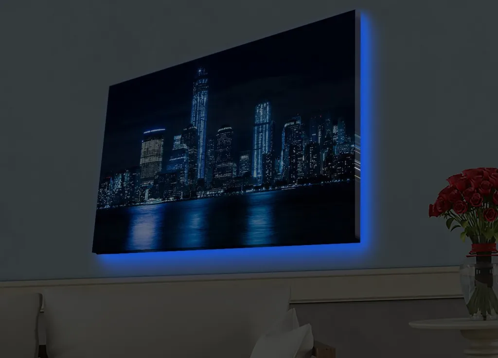 Opviq, 4570HDACT- LED4573, Colorato, Stampe su tela, 45 x 70 cm, 100% tela scamosciata